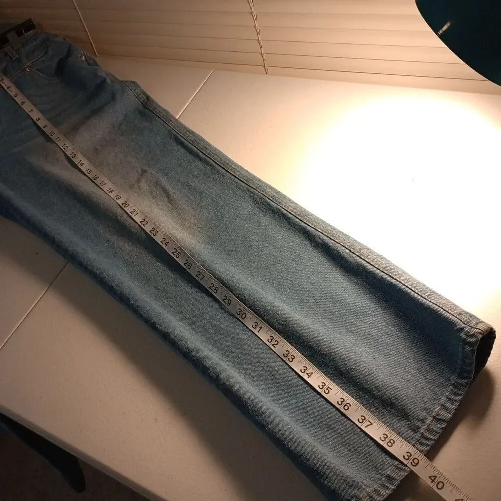 Gilli Womens Mom Jeans High Waist Straight Denim Pants Size Large